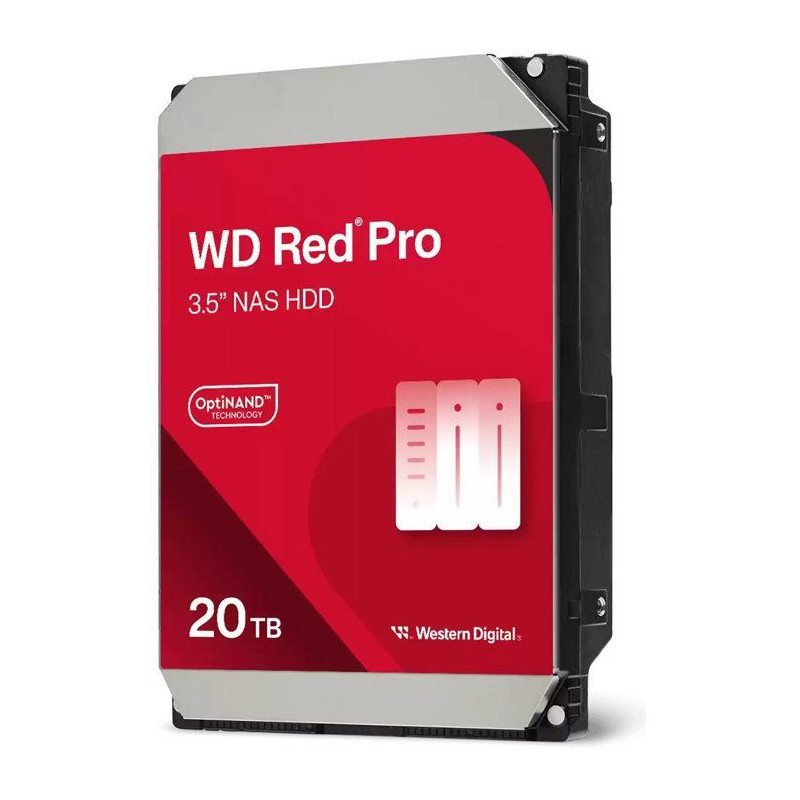 WD Red Pro - WD202KFGX - Disque dur - 20 To - 3,5 - 7200 tr/min