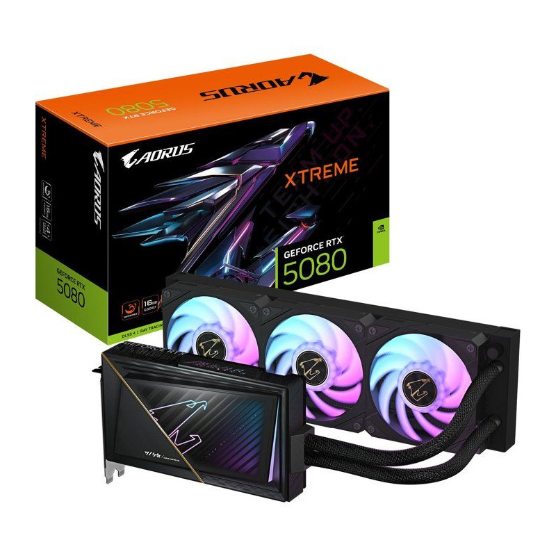 GIGABYTE - AORUSX - Carte graphique - NVIDIA RTX 5080 W - 16 Go