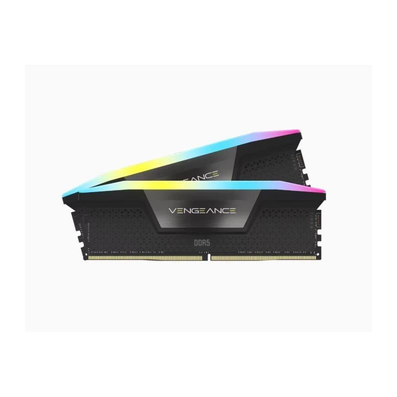 Mémoire RAM - CORSAIR - Vengeance RGB DDR5 - 32GB 2x16GB DIMM - 5600