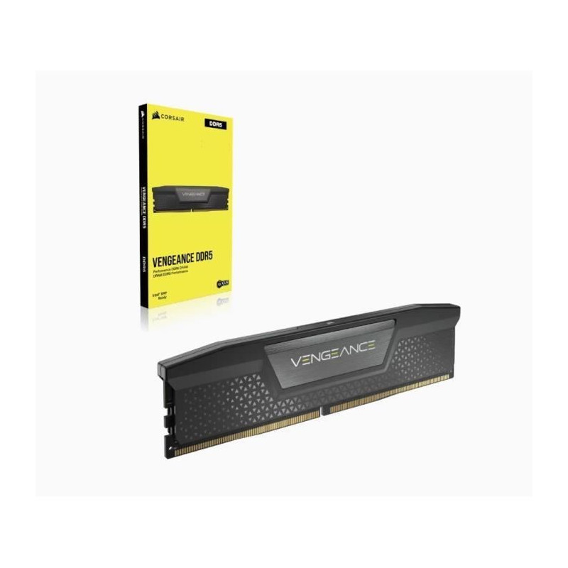 Mémoire RAM - CORSAIR - Vengeance DDR5 - 32GB 2x16GB DIMM - 6400 MHz