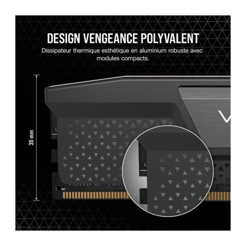 CORSAIR Vengeance 64GB 2x32GB - DDR5 5200MHz - CAS40 - Black (CMK64GX5