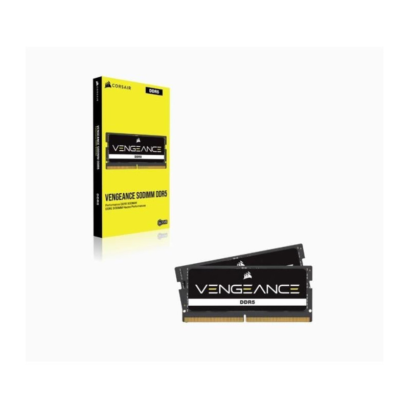 Mémoire RAM - CORSAIR - Vengeance DDR5 - 16GB 1x16GB SODIMM - 4800 MH