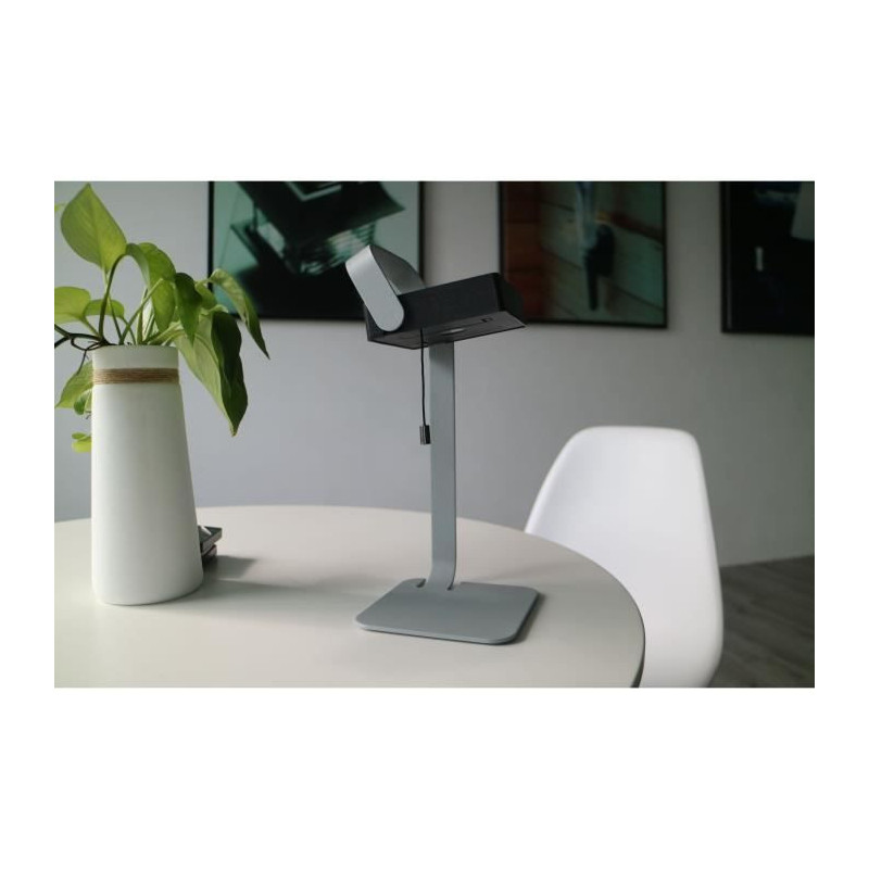 Designer solar table lamp - Easy - Grey