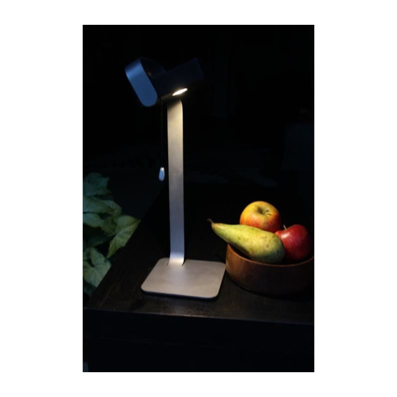 Designer solar table lamp - Easy - Grey