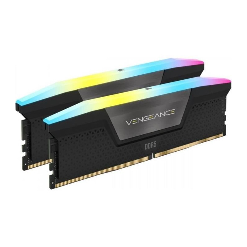 RAM - CORSAIR Vengeance RGB DDR5 - 32GB 2x16GB DIMM - 6200MHz - Unbuff