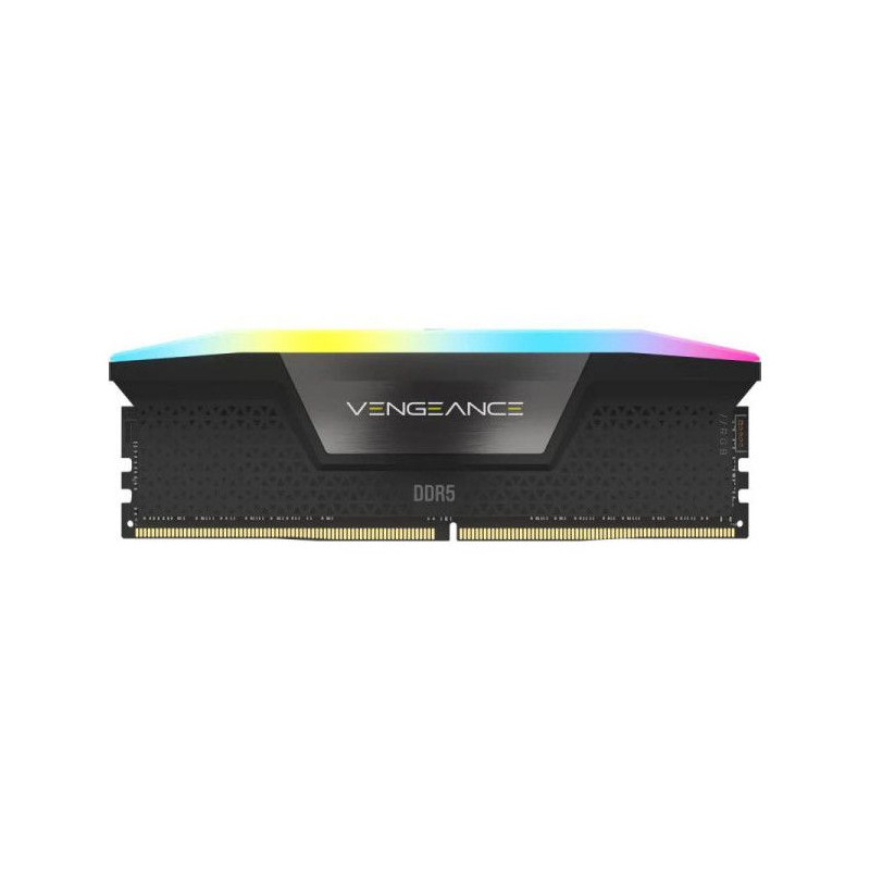 Mémoire RAM - CORSAIR - CMH32GX5M2B6400C36 - VENGEANCE RGB - DDR5 - 3