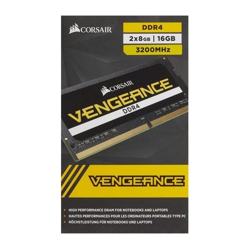 Mémoire RAM - CORSAIR - CMSX16GX4M2A3200C22 - VENGEANCE - DDR4 - 2x8G