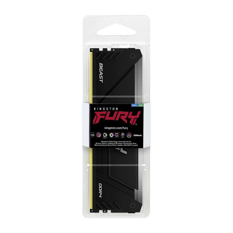 Mémoire RAM - KINGSTON - FURY Beast - 8 Go - DDR4 - 3200 MHz CL16 -