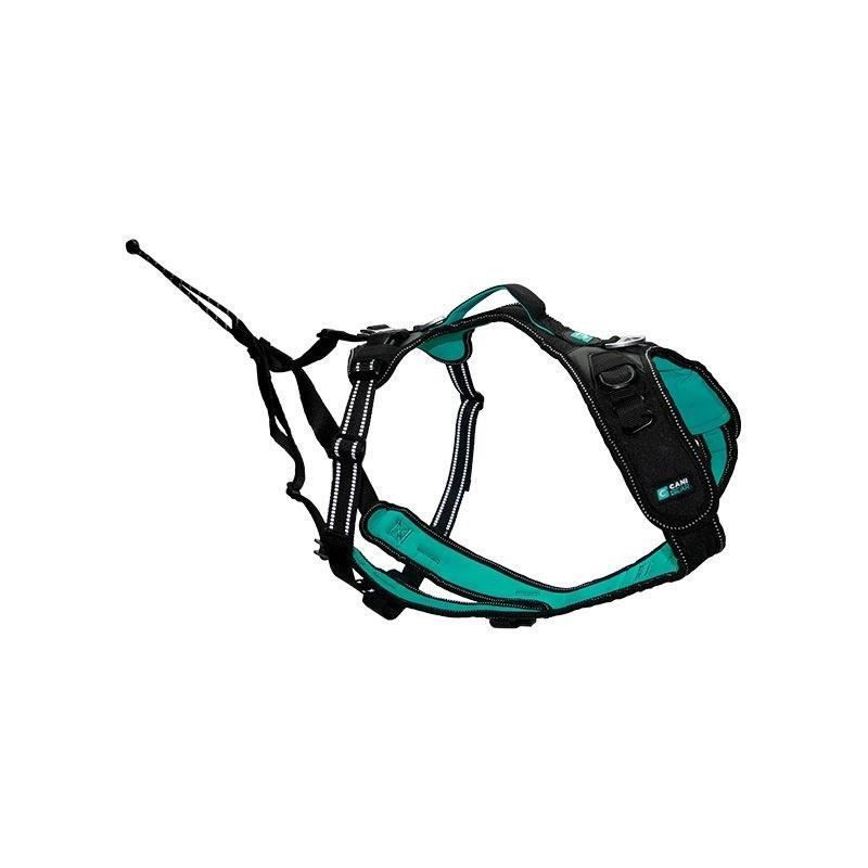 Dog Harness - SYMBIOZ - XXS - Black / Blue