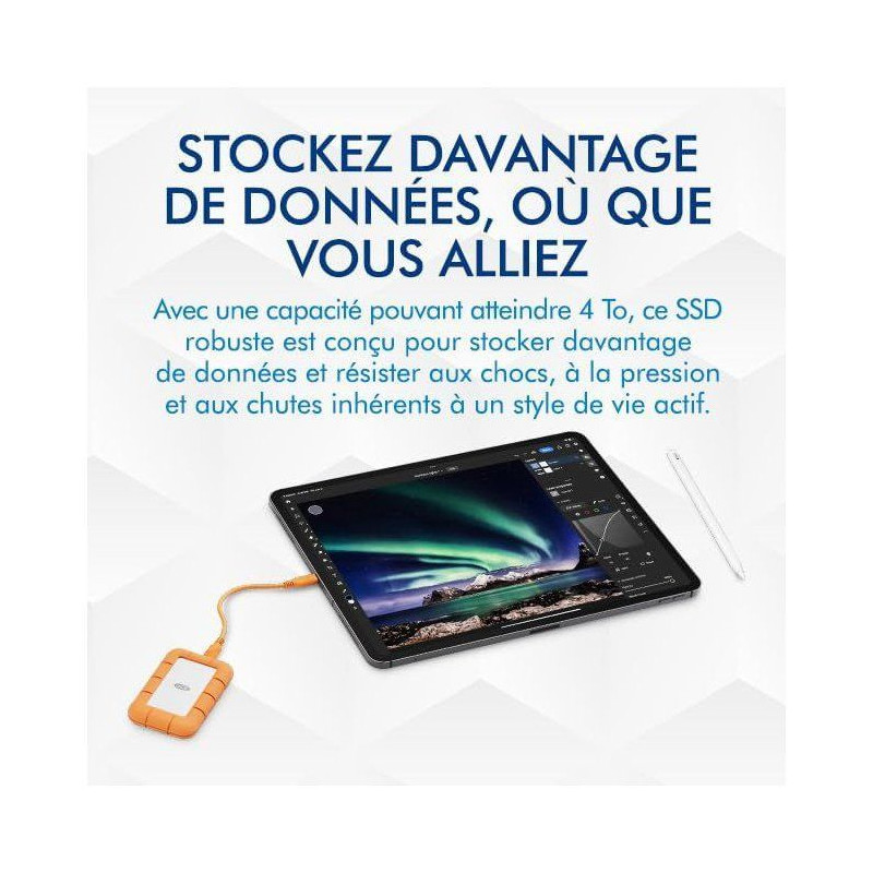 LaCie Rugged Mini SSD 500 Go