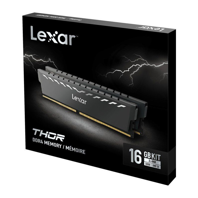 Barrette Mémoire - LEXAR THOR - DDR4 3200 - UDIMM XMP - 1x 16 Go - Di