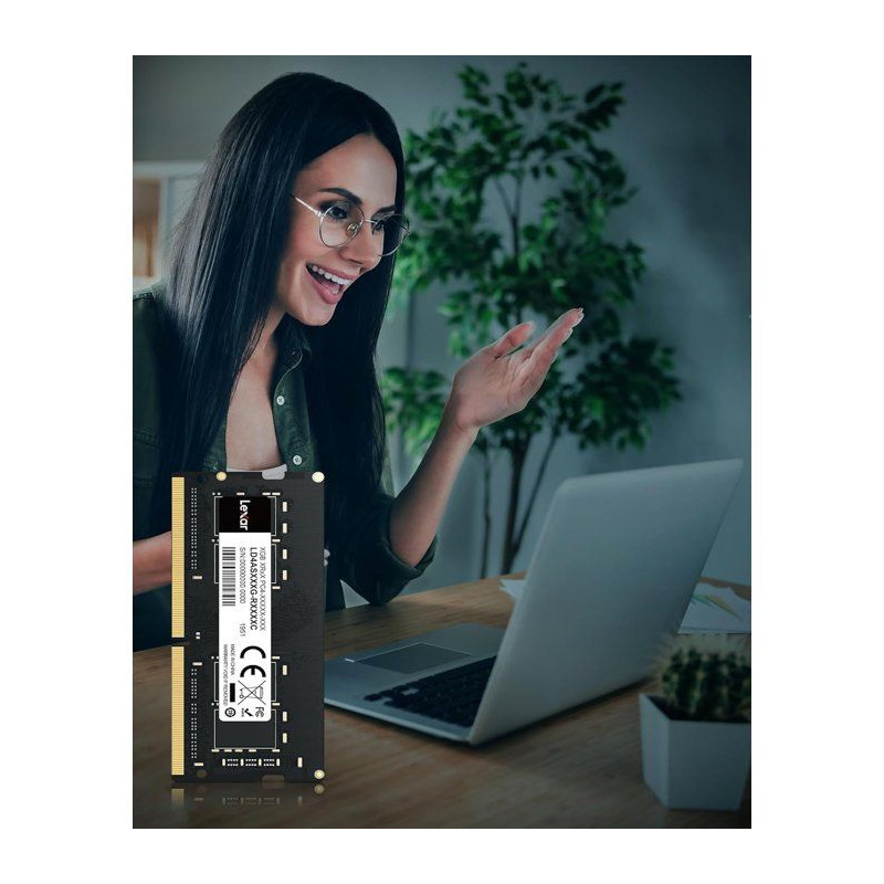 Barrette Mémoire - LEXAR - DDR4 16 Go - 288 PIN U-DIMM - 3200 MHz CL2
