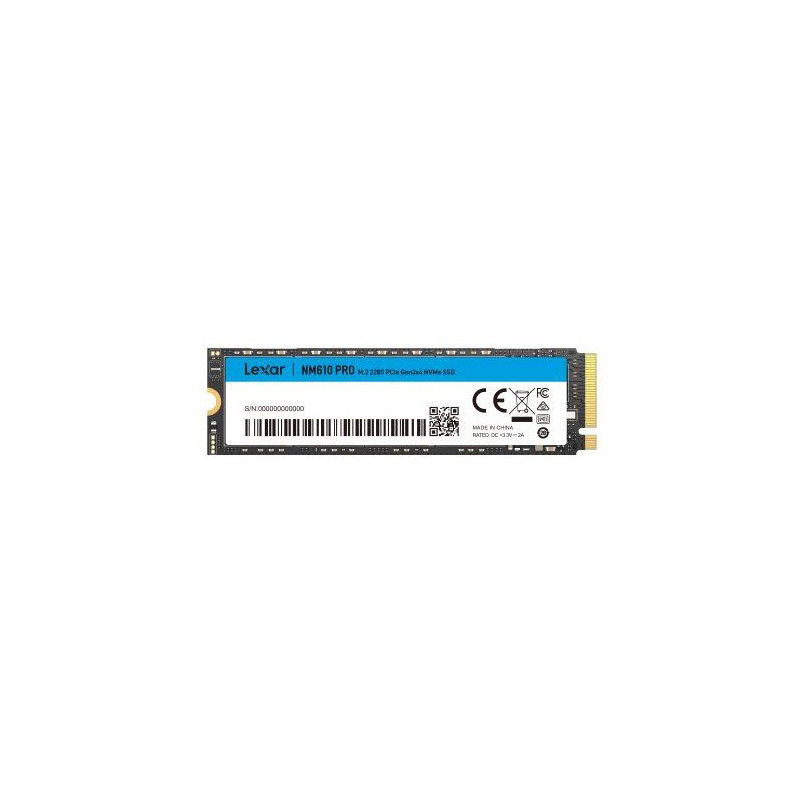 LEXAR - NM610PRO - Disque dur SSD - 500 Go - M.2 2280 PCIe Gen 3x4