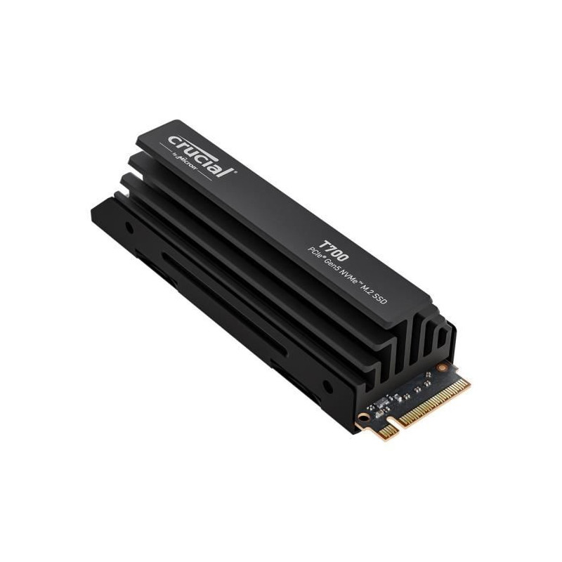 SSD interne - Crucial - T700 - 4 To - avec Diss - PCIe 5.0 - 12 400 Mo