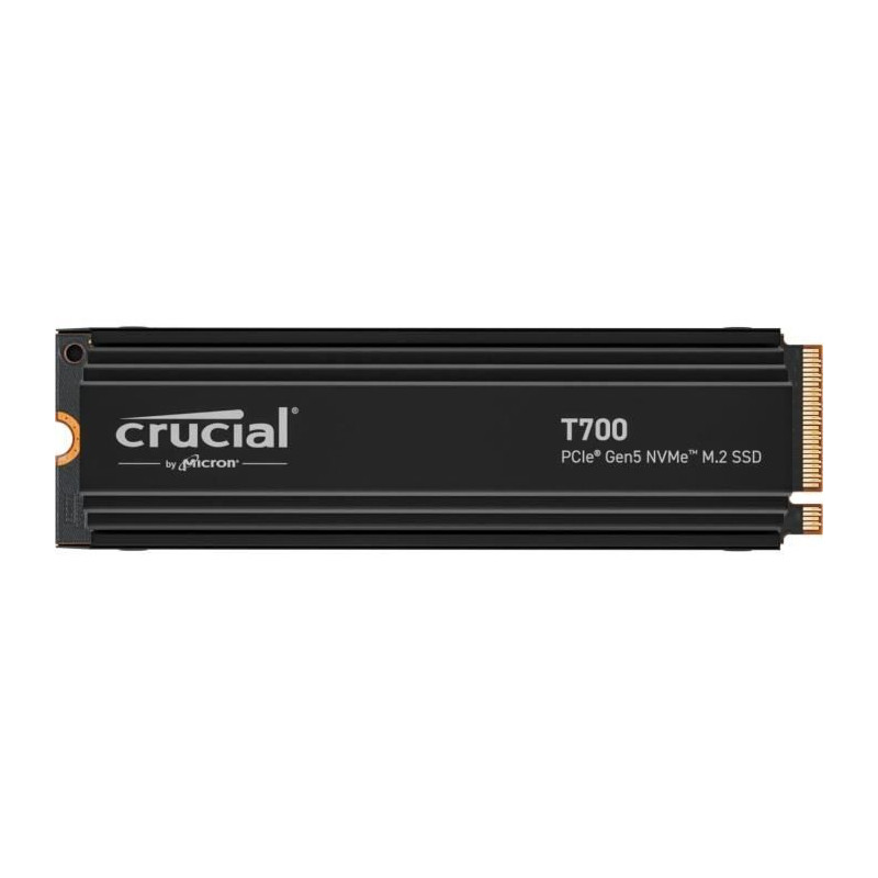 SSD Interne - CRUCIAL - T700 - 4To - PCIe Gen5 NVMe - CT4000T700SSD3