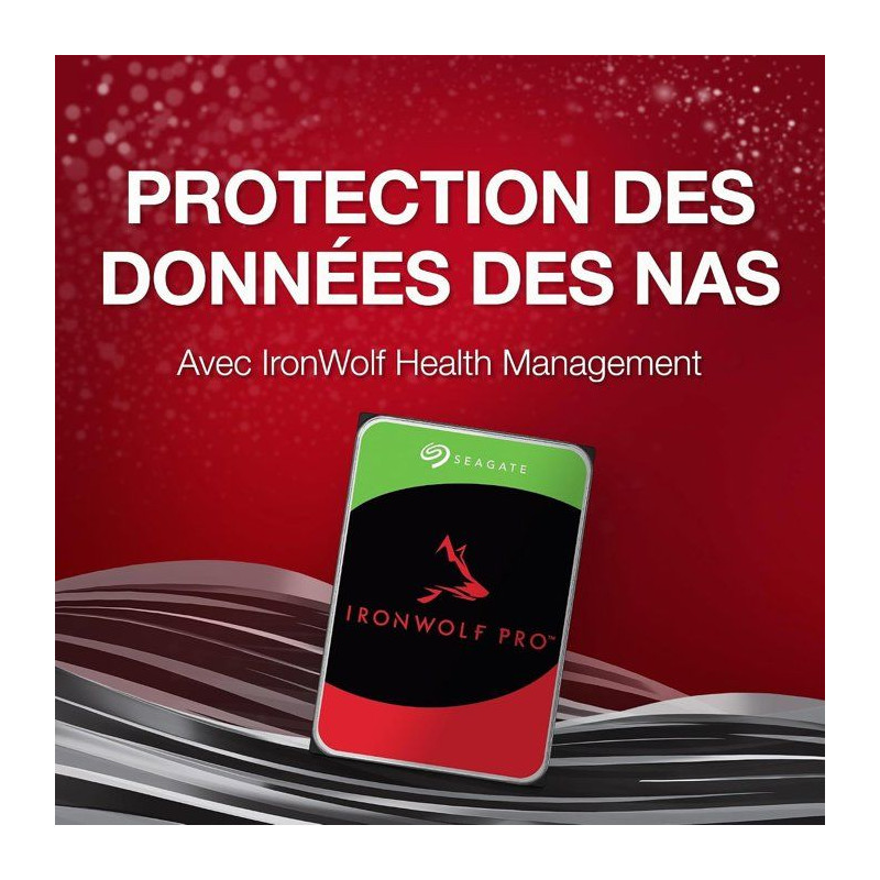 SEAGATE - IronWolf Pro ST30000NT011 - Disque dur interne - 30 To - 720
