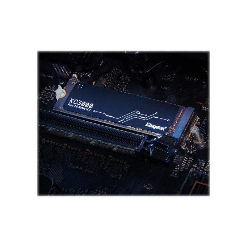 KINGSTON - SSD Interne - KC3000 - 2048Go - M.2 NVMe (SKC3000D/2048G)
