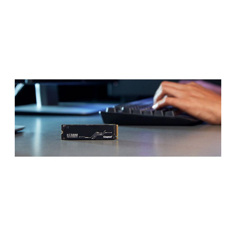 KINGSTON - SSD Interne - KC3000 - 1024Go - M.2 NVMe (SKC3000S/1024G)