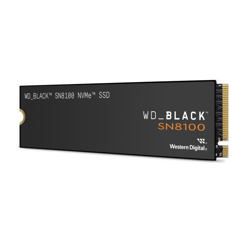 WESTERN DIGITAL - WDS400T1X0M - SSD Interne - Black - SN8100 - NVMe -