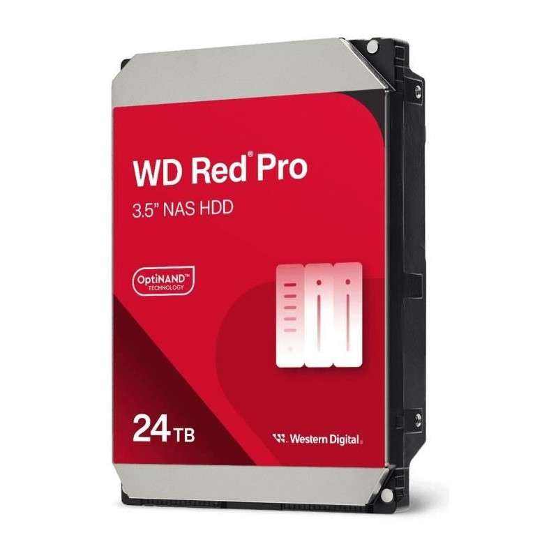 WESTERN DIGITAL - Red Pro WD241KFGX - Disque dur - 24 To - 7200 tr/min
