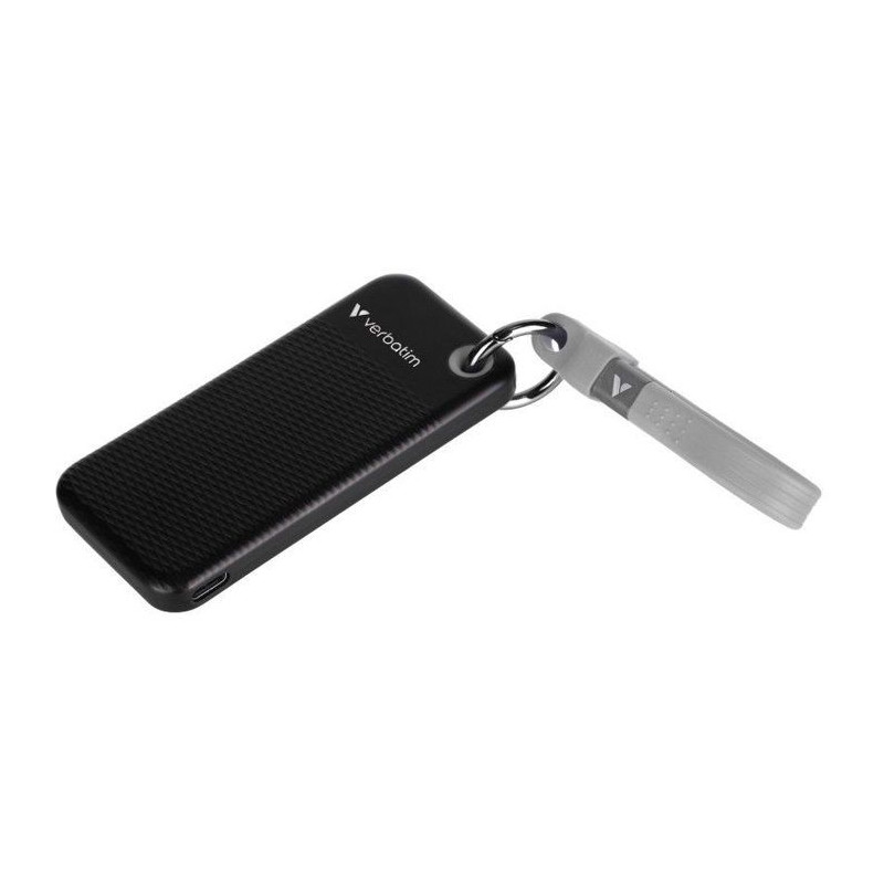 Disque SSD externe - VERBATIM - Pocket - 1 To - Noir / Gris