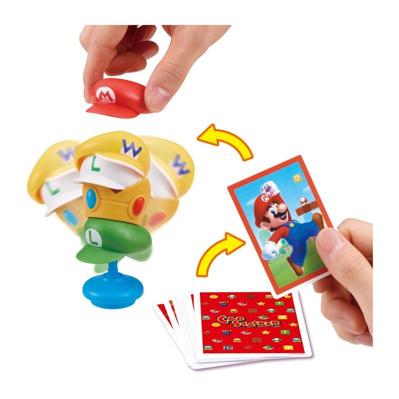 Super Mario Cap Stacker - Jeu d’équilibre - EPOCH GAMES - Empilage