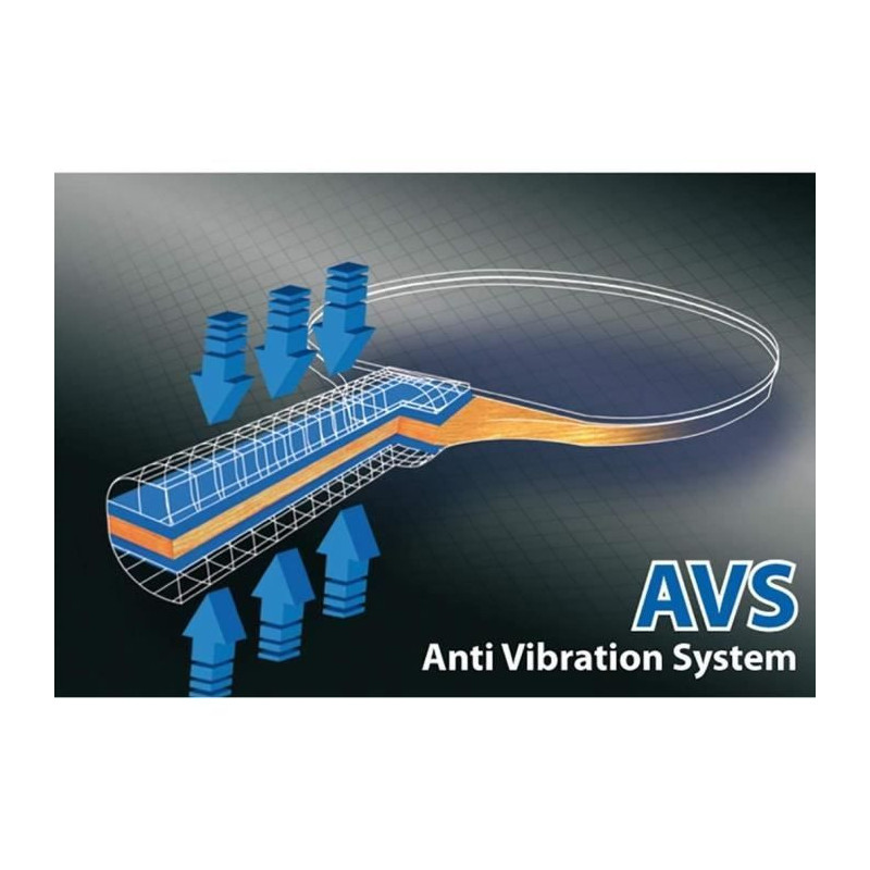 Table tennis racket - SCHILDKRÖT - TOP TEAMS 600 AVS, handle - Qualit