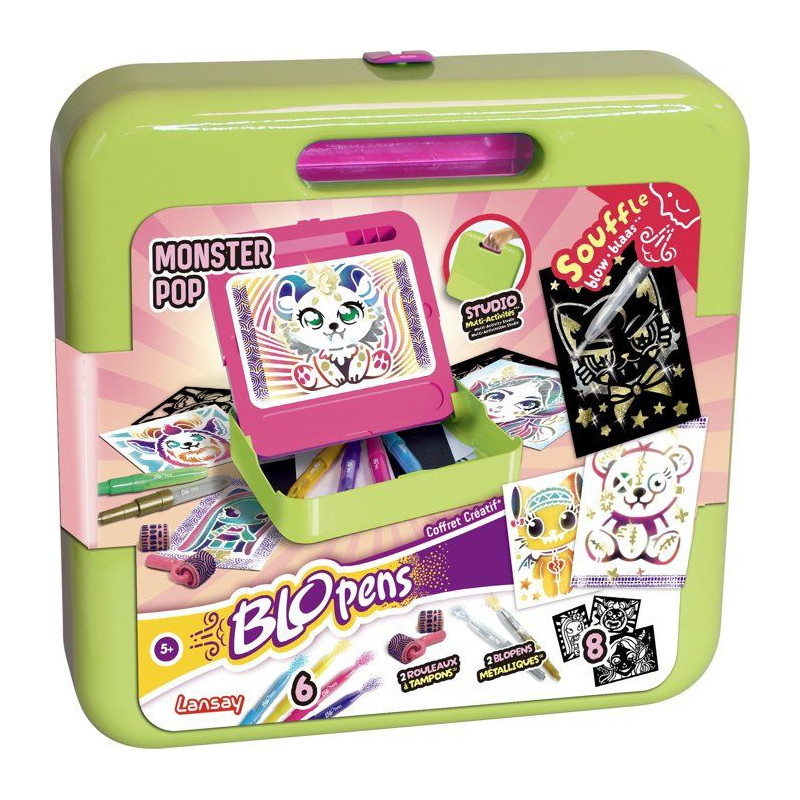 Loisir créatif - LANSAY - BLOPENS - jeu de coloriage - COFFRET CRÉAT