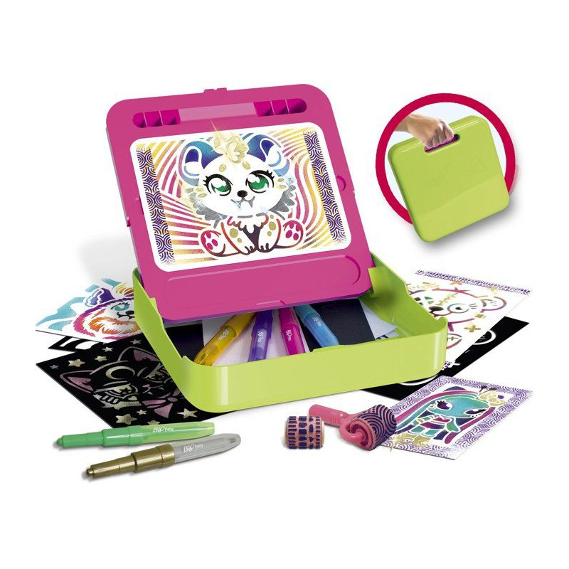 Loisir créatif - LANSAY - BLOPENS - jeu de coloriage - COFFRET CRÉAT