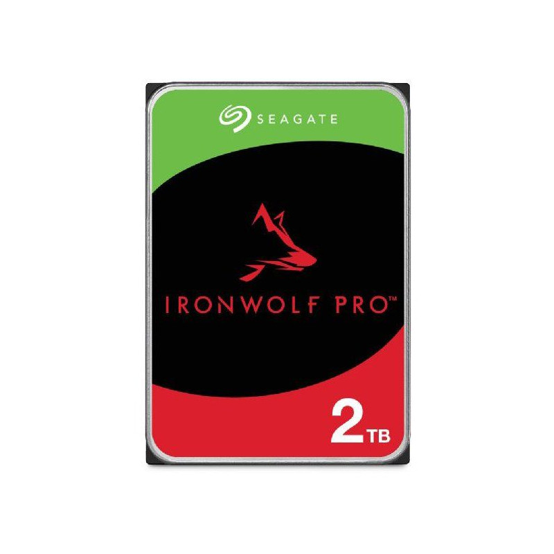 SEAGATE - IronWolf Pro - Disque dur interne NAS HDD - 2 To - 3,5 pouce