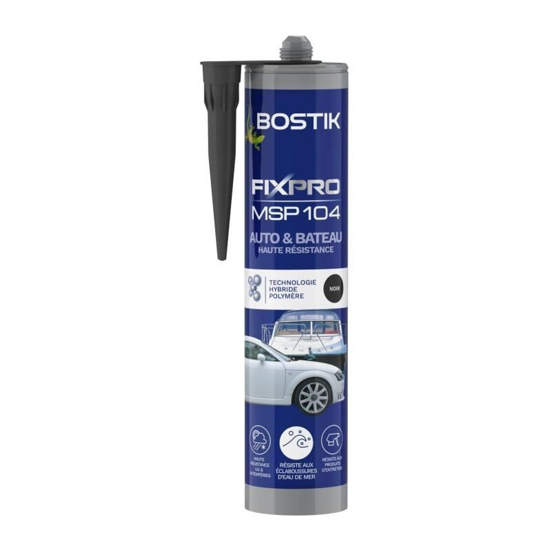 Mastic auto/bateau - BOSTIK - Fixpro MSP 104 - Colle et joint - Résis