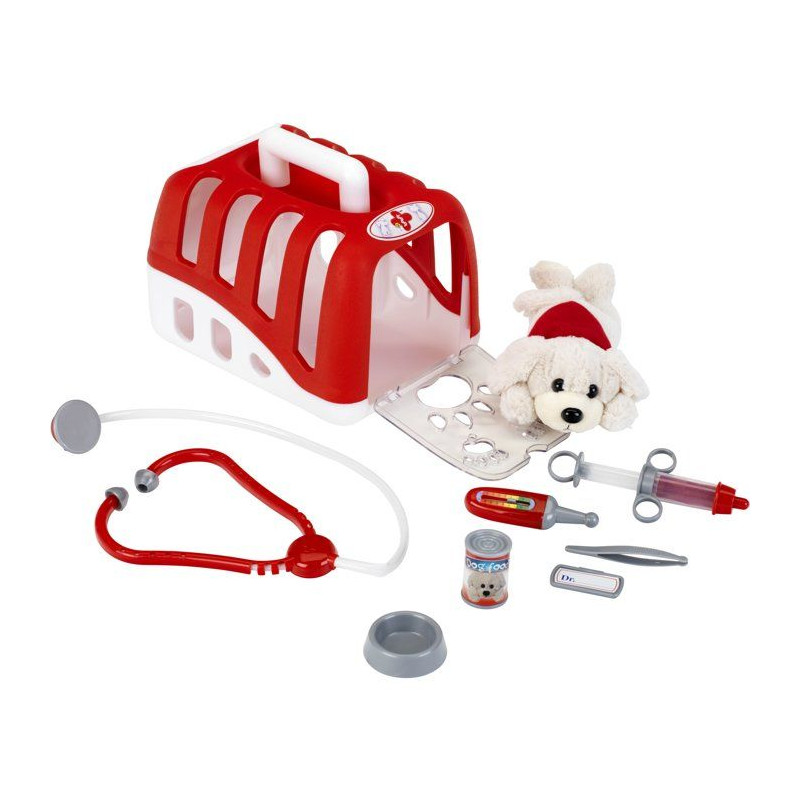 KLEIN - Mallette vétérinaire avec chien en peluche et accessoires