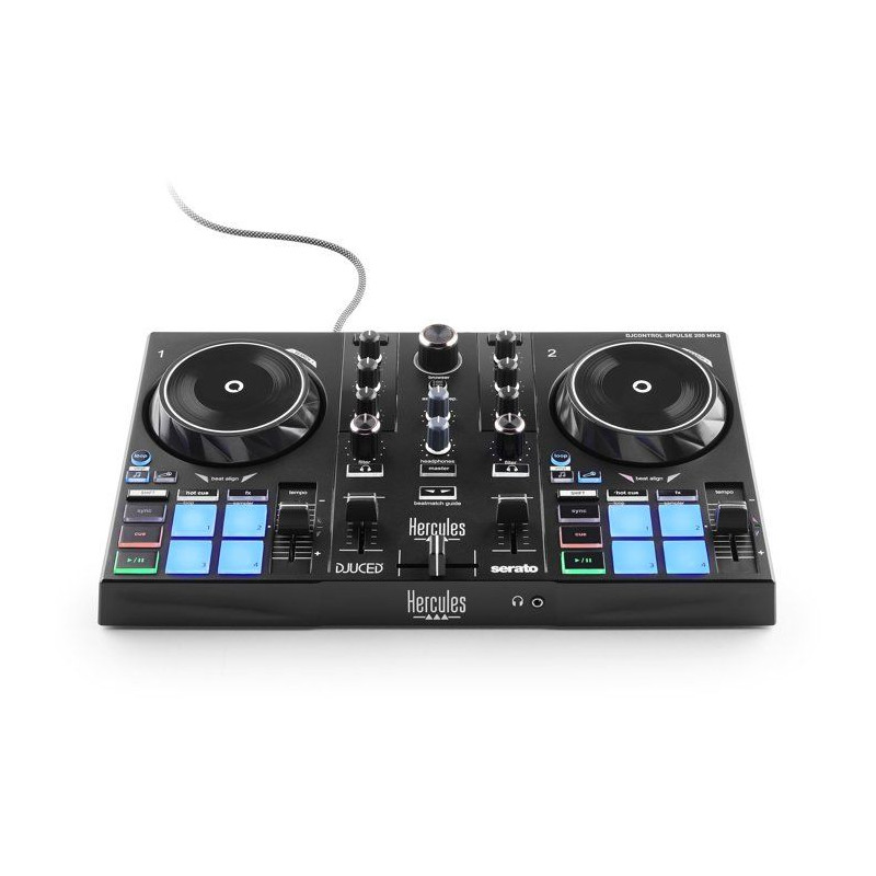 Contrôleur DJ - HERCULES - DJControl Inpulse 200 MK3 - Platine DJ USB