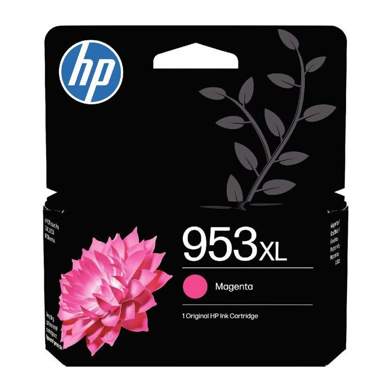 HP 953XL Cartouche d'encre magenta grande capacité authentique (F6U17
