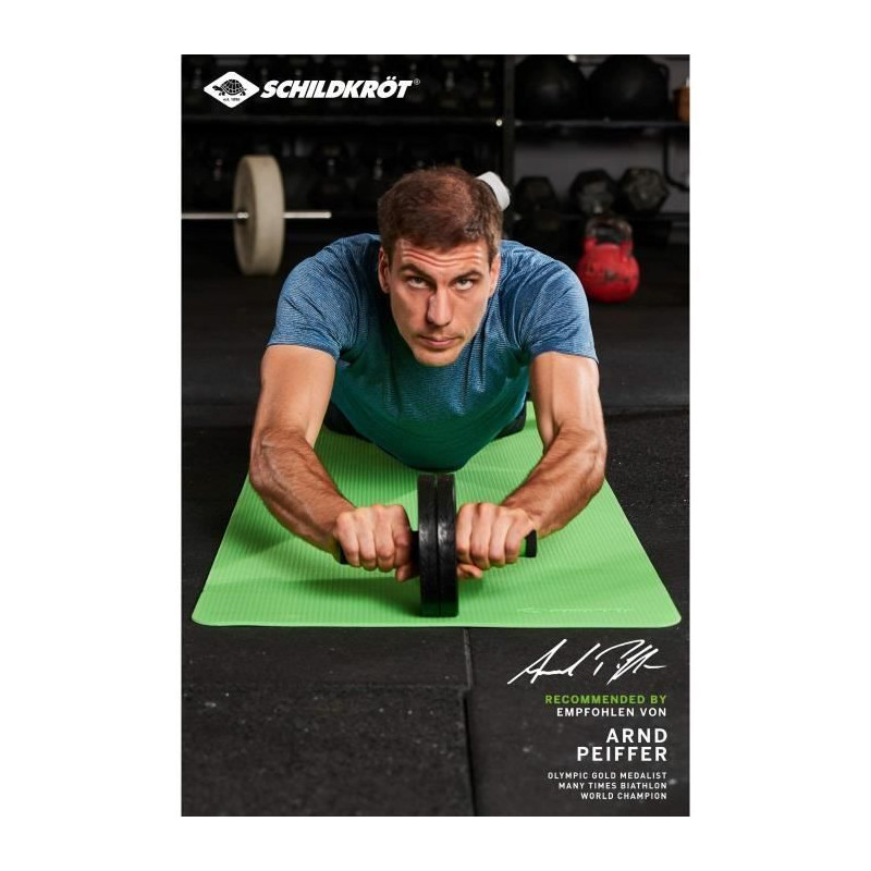 Abdominal Roller - SCHILDKRÖT - AB-Rouleau - Black - Fitness - Mixed