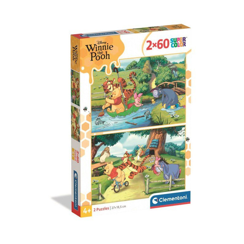Puzzle 2x60 pieces - Winnie the Pooh