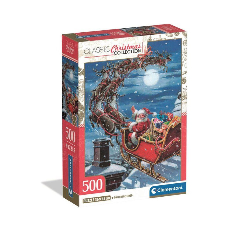Puzzle 500 pieces - Midnight Sleigh Ride