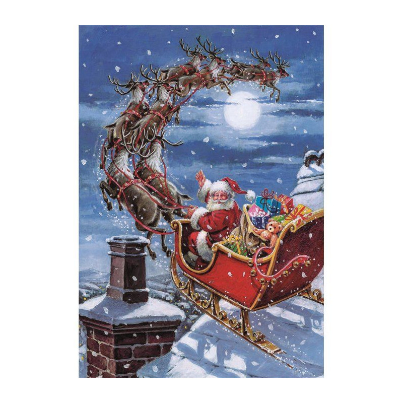 Puzzle 500 pieces - Midnight Sleigh Ride