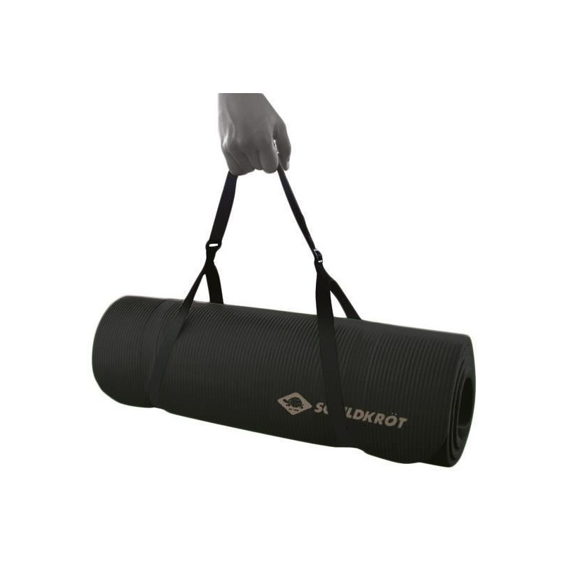 Schildkröt Fitness fitness mat 15 mm 183 x 61 cm rubber black