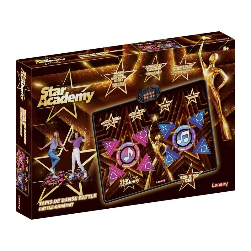 Jeu musical - LANSAY - STAR ACADEMY - TAPIS DE DANSE BATTLE - Des 5 an