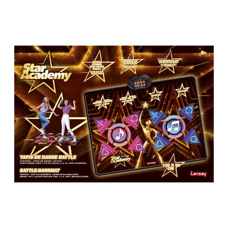 Jeu musical - LANSAY - STAR ACADEMY - TAPIS DE DANSE BATTLE - Des 5 an