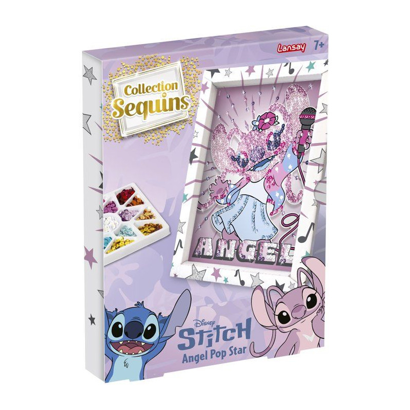 Jeu créatif - LANSAY - COLLECTION SEQUINS STITCH - ANGEL POP STAR - C
