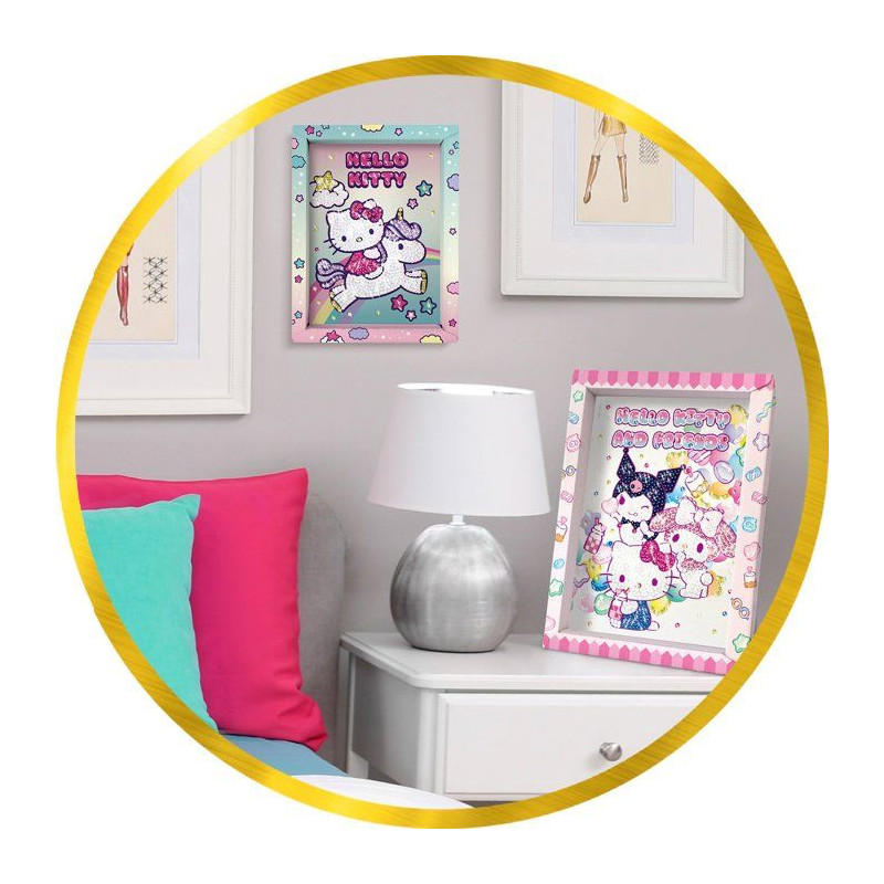 Jeu créatif - LANSAY - COLLECTION SEQUINS - HELLO KITTY & UNICORN - C