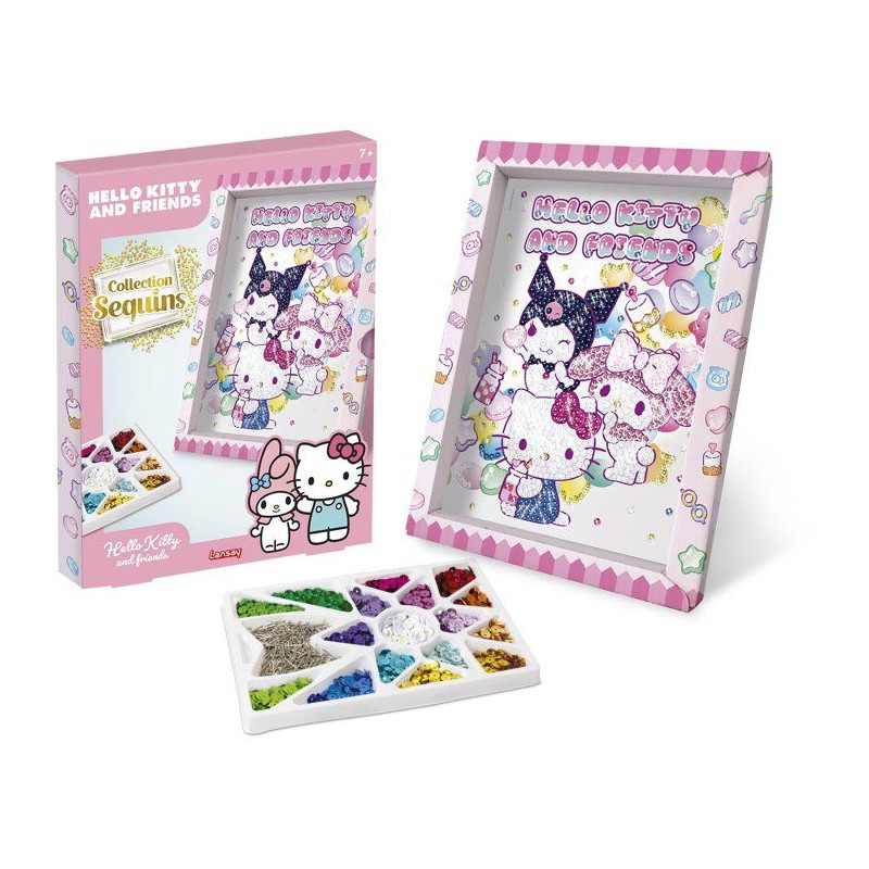 Jeu créatif - LANSAY - COLLECTION SEQUINS - HELLO KITTY & FRIENDS - C