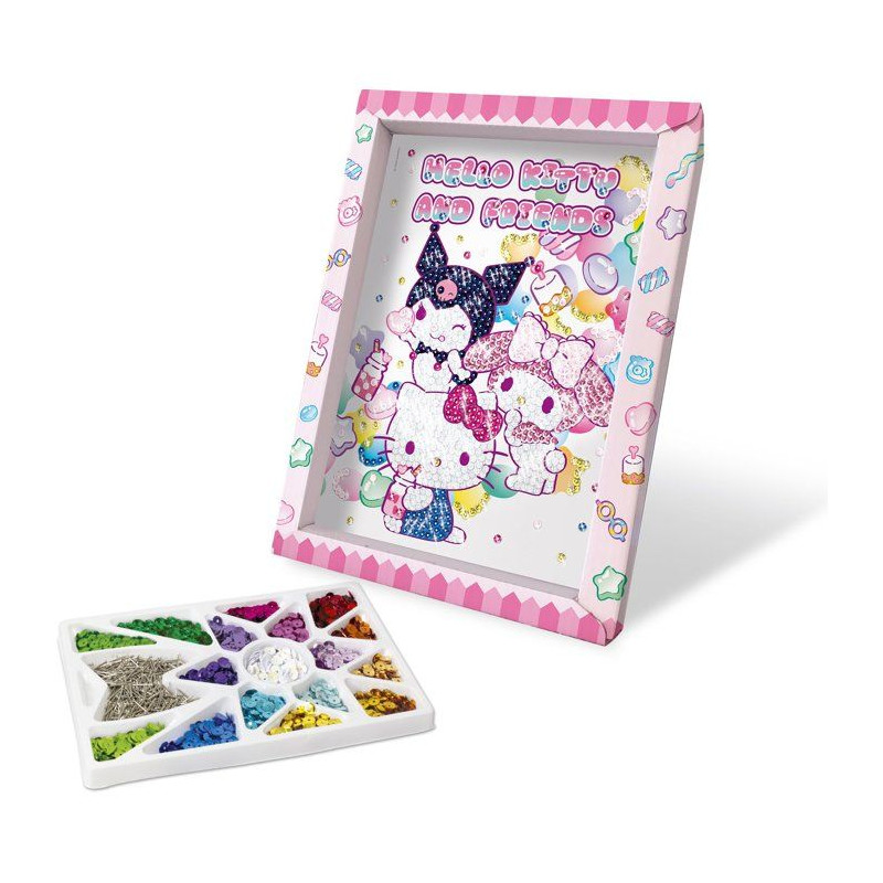 Jeu créatif - LANSAY - COLLECTION SEQUINS - HELLO KITTY & FRIENDS - C
