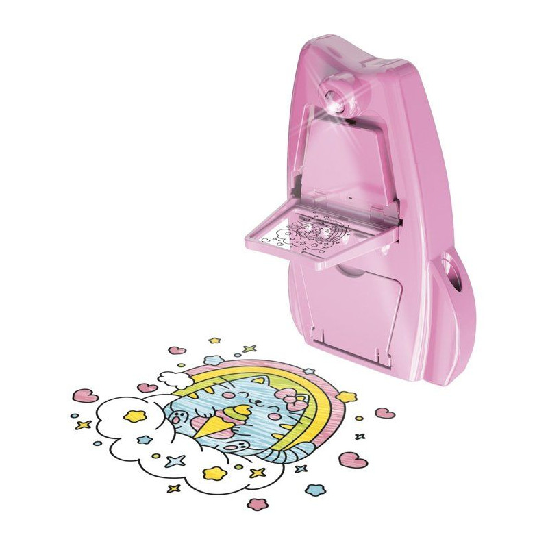 Loisir créatif - LANSAY - MAGIC LIGN - jeu de coloriage - PROJECTEUR