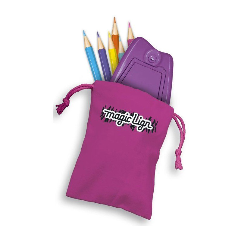 Loisir créatif - LANSAY - MAGIC LIGN - jeu de coloriage - PROJECTEUR
