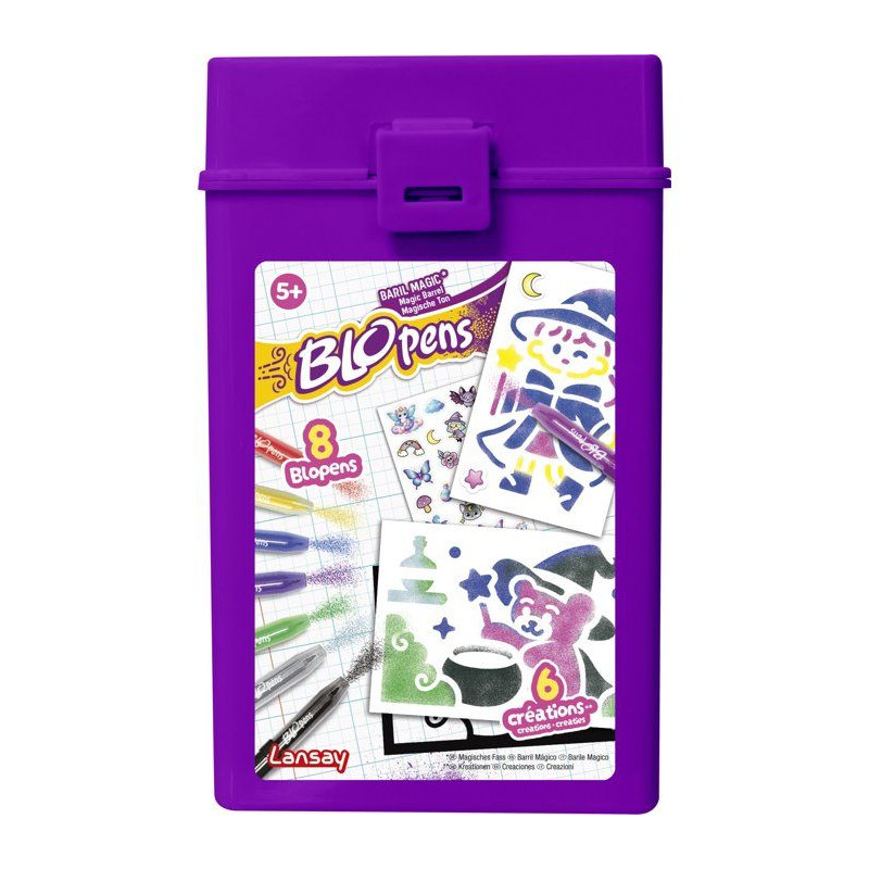 Loisir créatif - LANSAY - BLOPENS - jeu de coloriage - BARIL MAGIC -