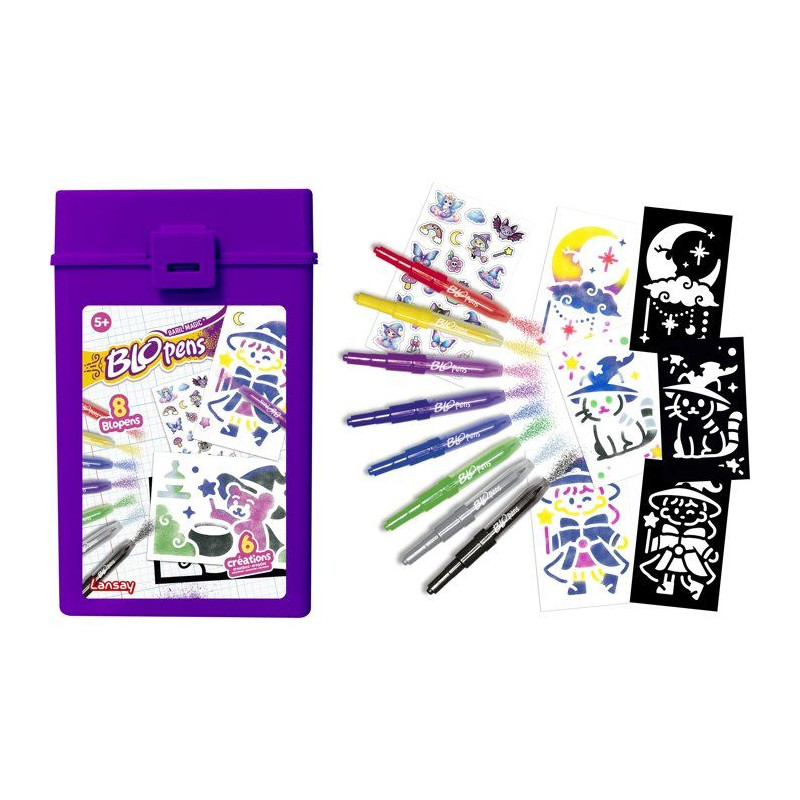 Loisir créatif - LANSAY - BLOPENS - jeu de coloriage - BARIL MAGIC -