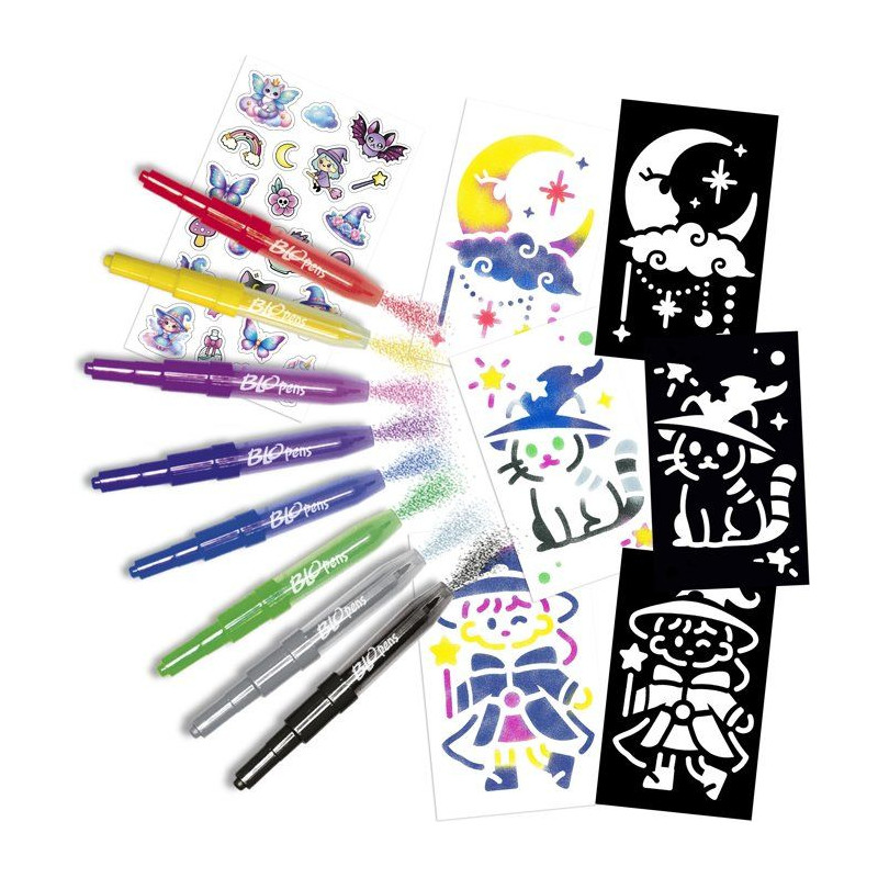Loisir créatif - LANSAY - BLOPENS - jeu de coloriage - BARIL MAGIC -